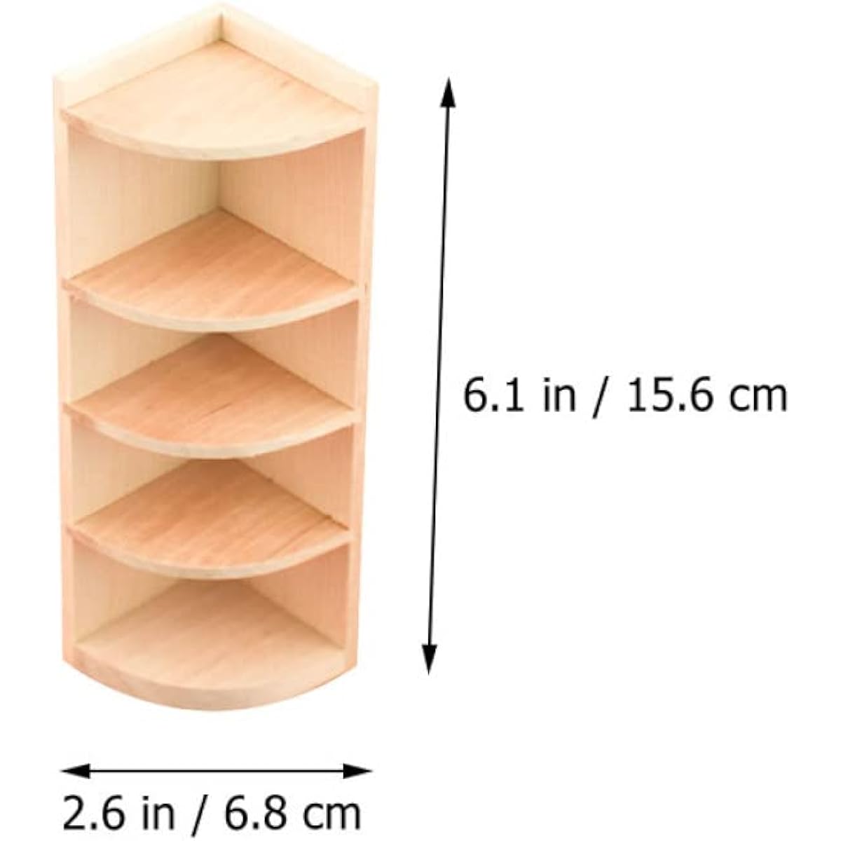 Toyvian 2pcs Bookcase Miniature Mini/Rustic Dollhouse Corner Landscape Storage Furniture Doll Play Cabinet Girl Barbie Bedroom Display Furniture Fairy