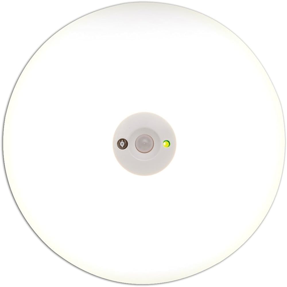 Iris Ohyama LED Ceiling Light, Small, 100W Equivalent, Bulb Color, Human Sense, Sensor Included, 700lm SCL7L-MS