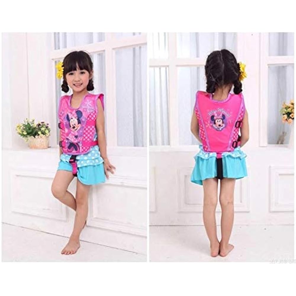 [Kanon] Children's Life Jacket, Swim Vest, Infant, Swimming, Children's Swimsuit, Girls, Water Sports, Buoyancy Vest, Adjustable Belt Included, Life Jacket, Pool, Beach, Sea, Marine Sports