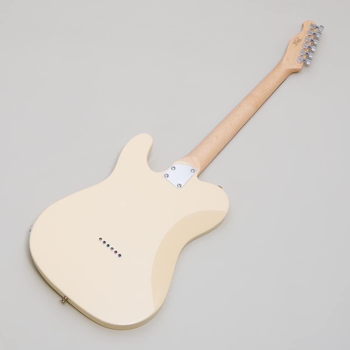 LaidBack LTL-5-R-SS White Ivory Electric Guitar Telecaster Type Humbucker Switchable Alder Body Laid Back