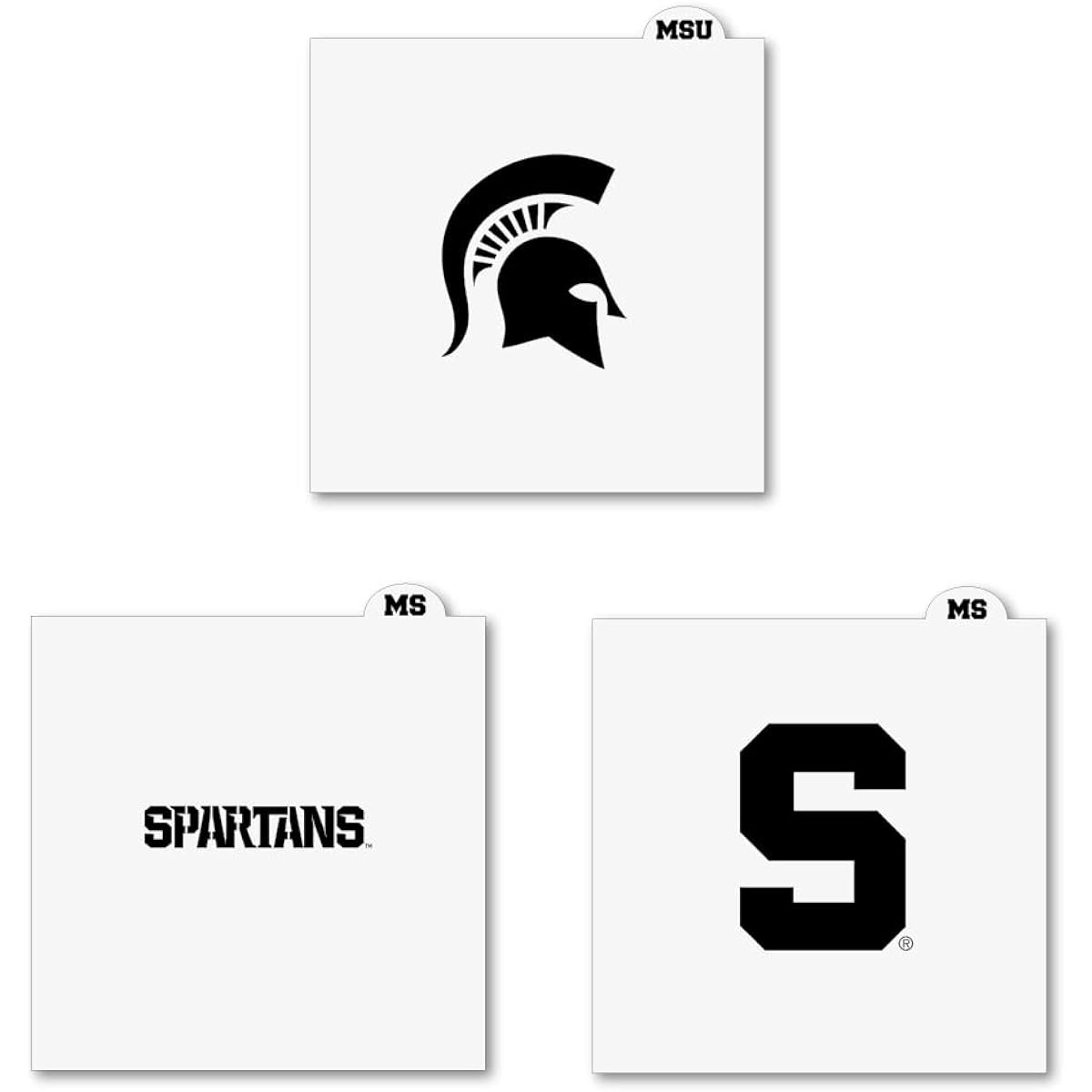 U-Stencil Michigan State University Culinary Craft Stencil Combo A 3 Pack MSOOS-420