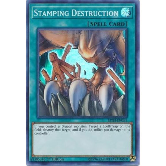 Stamping Destruction - MYFI-EN051 - Super Rare - 1st Edition