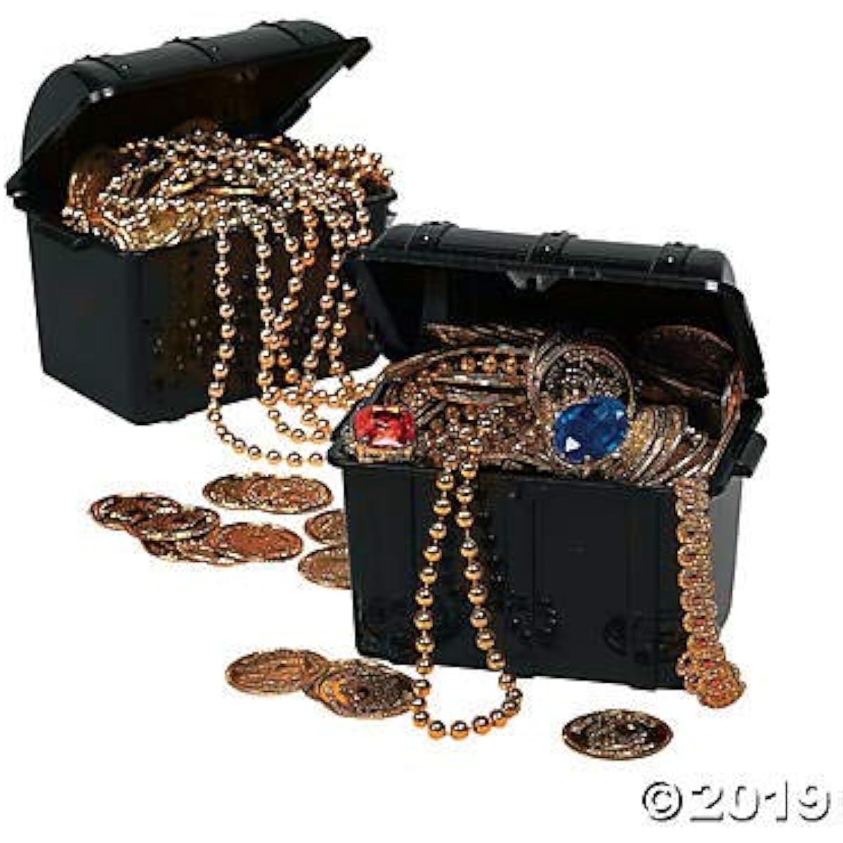 Pirate Treasure Chest (Set of 12) Party Supplies