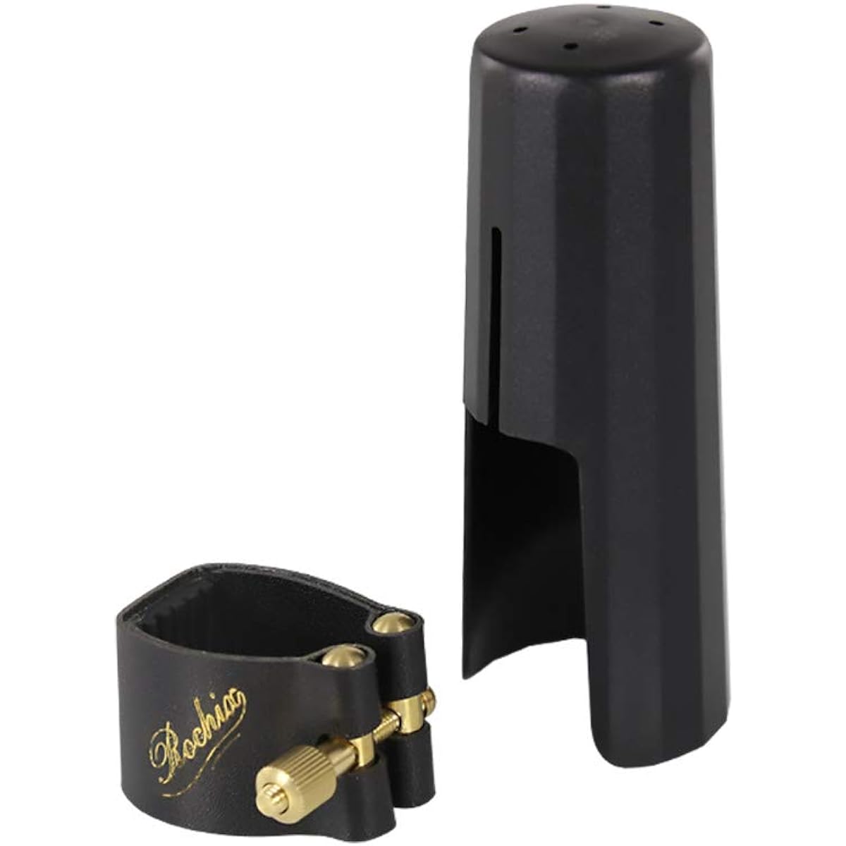 Rochix Leather Ligature Plastic Cap for Tenor Saxophone