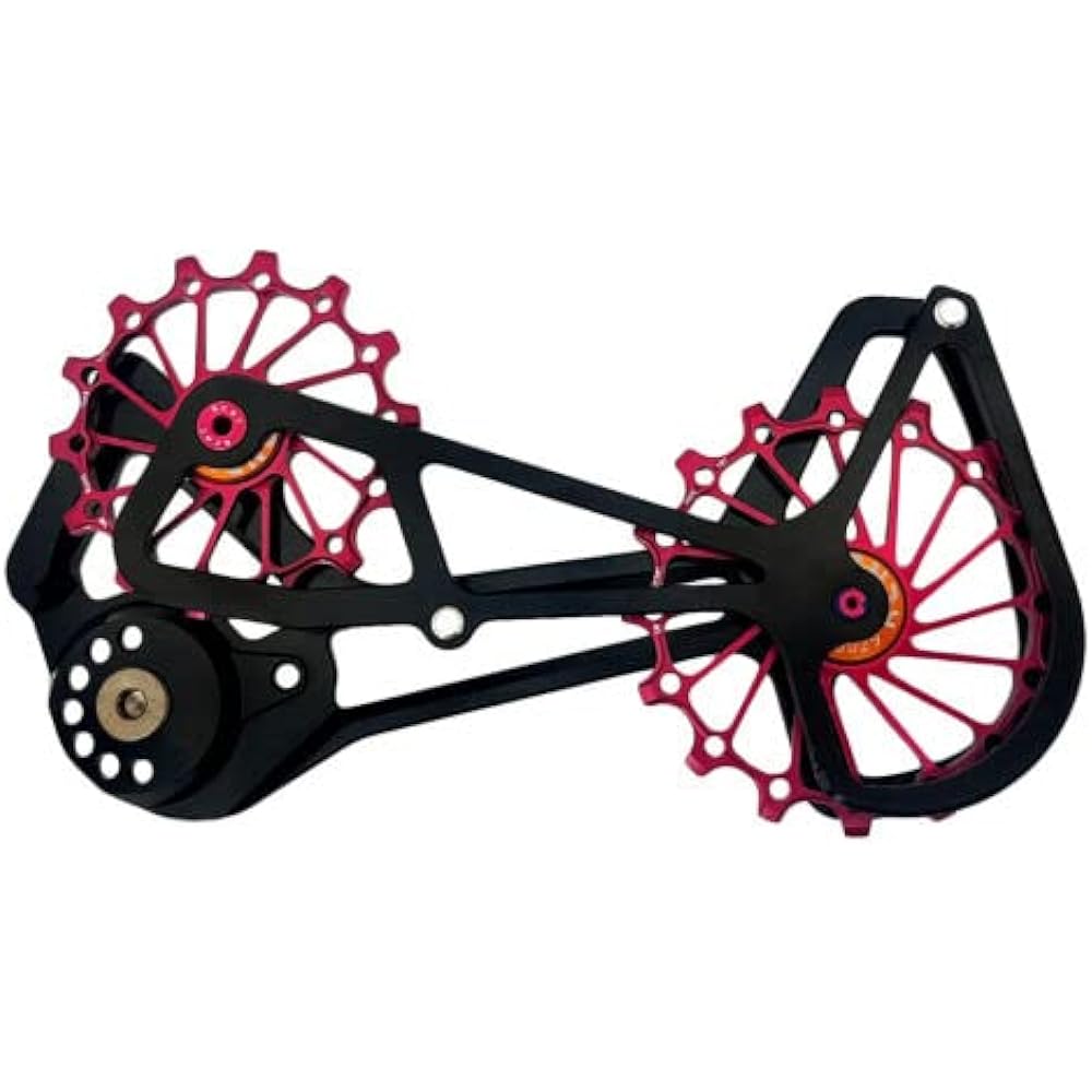 KCNC MTB Oversized Pulley Cage For Shimano XTR RD-M9100 , Red, SK2617