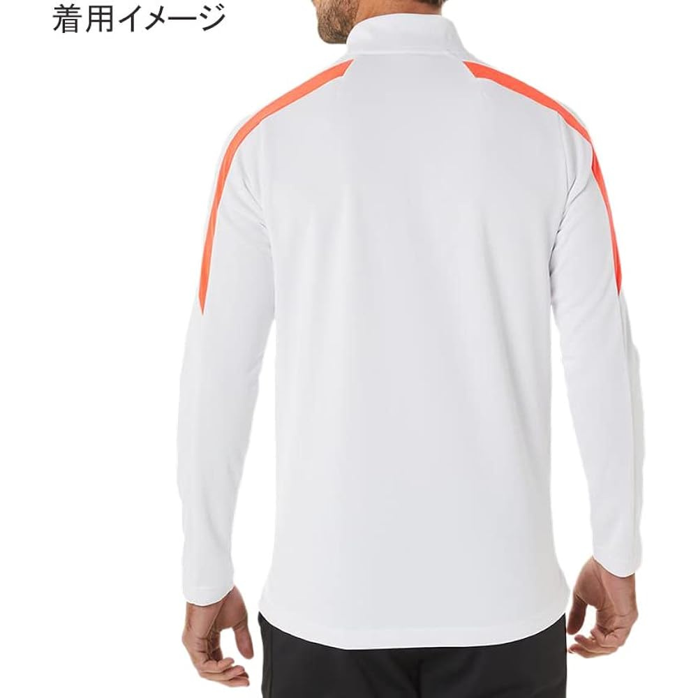 [ASICS] Soccer Wear Dry Half Zip Training Jacket 2101A176 Men's