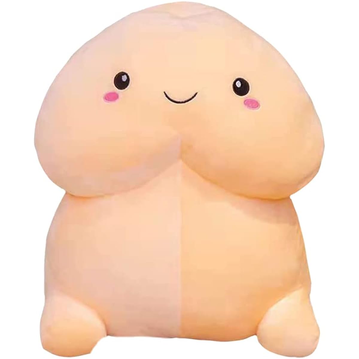 TBATQUIL Funny Plush Pillow Toy 3D Cartoon Fashion Stuffed Novelty Pillow Funny Festival Gift (7.8 inch)
