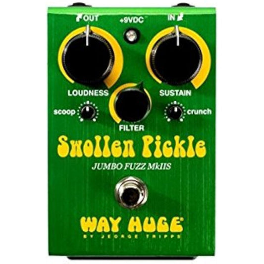 Way Huge Electronics WHE401S Swollen Pickle Jumbo Fuzz MK II S Way Huge High Gain Fuzz Effector for Guitar