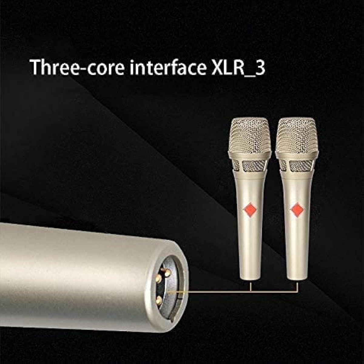 RMENST On and Off Switch Microphone, Dynamic Handheld Microphone Compatible Recording Condenser Microphone