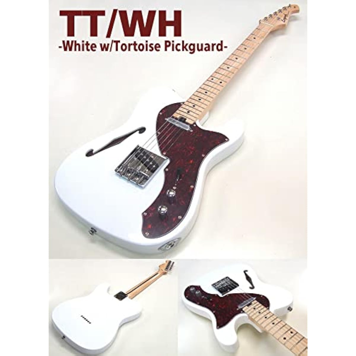 Electric guitar Legend LTE-69TL TT/WH Telecaster Thinline Type Legend [98765] [Includes EbiSound original pick]