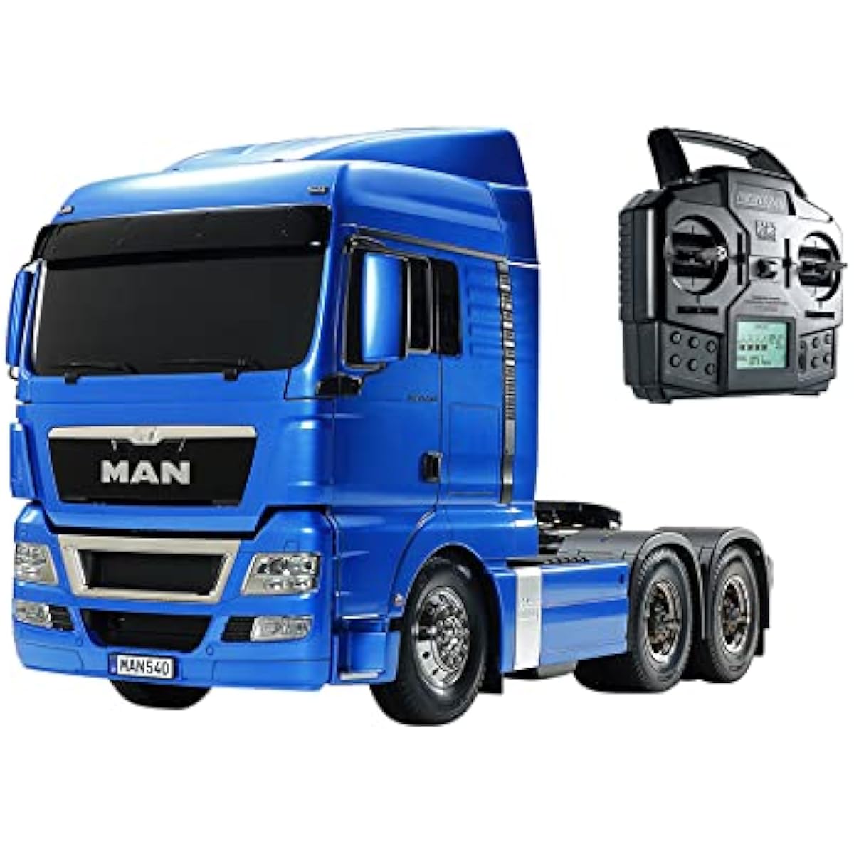 Tamiya 1/14 Electric RC Big Truck Series No.69 MAN TGX 26.540 6x4 XLX Light Metallic Blue Full Operation Set 56369