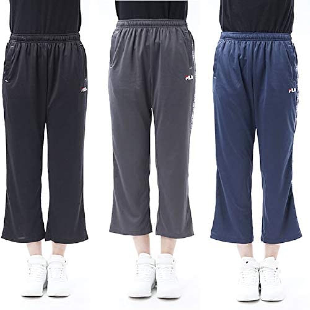 [Fila] FITNESS R Bottoms PE Mesh Long Pants 62cm Women's