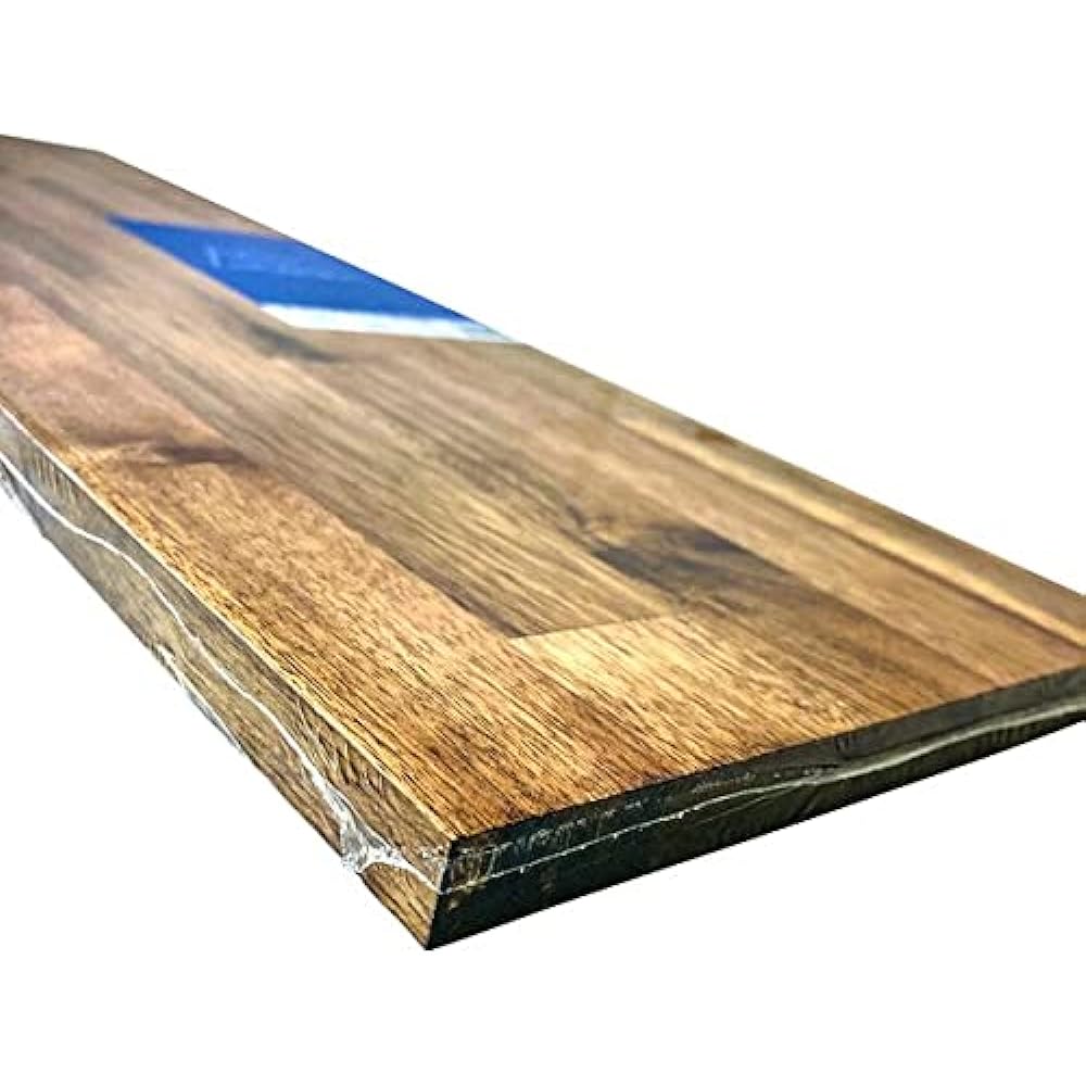 Acacia laminated wood painted shelf board Length 910 Width 300 Thickness 15 mm