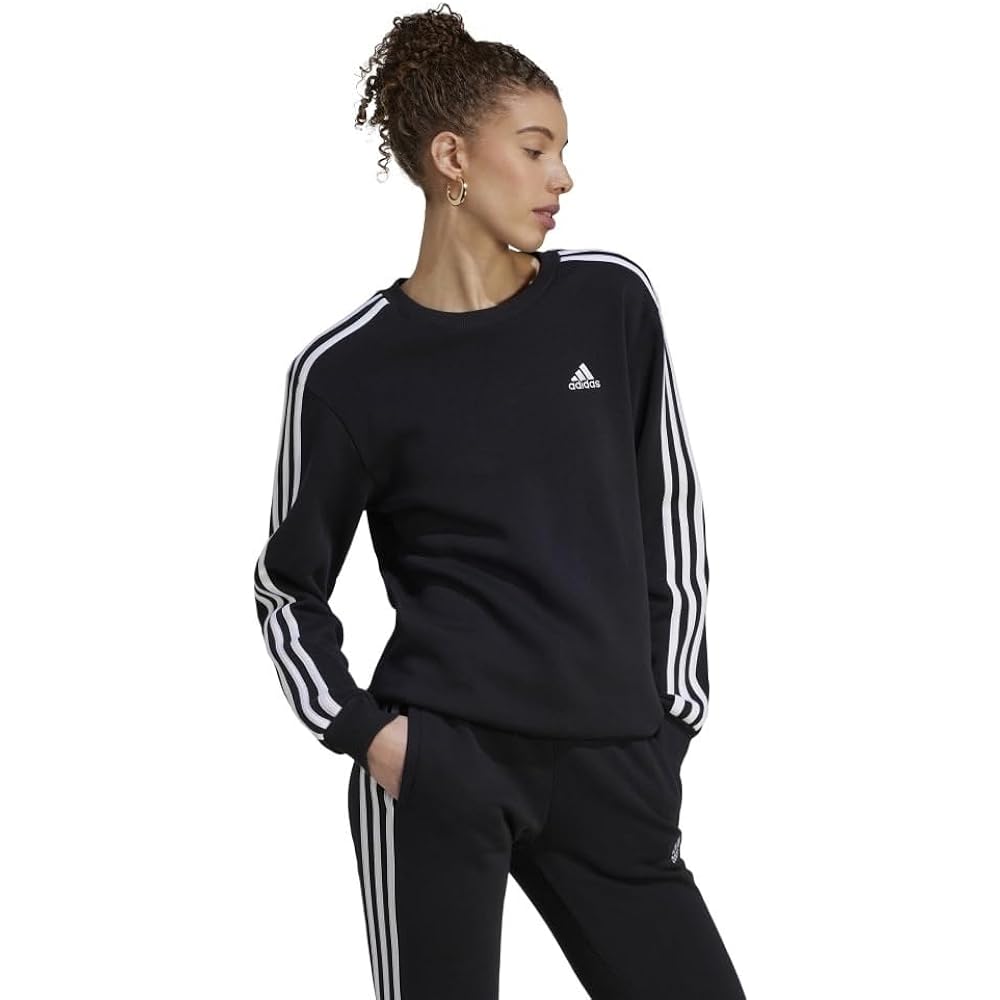 (Adidas) adidas W ESS 3S Brushed lining crew sweatshirt