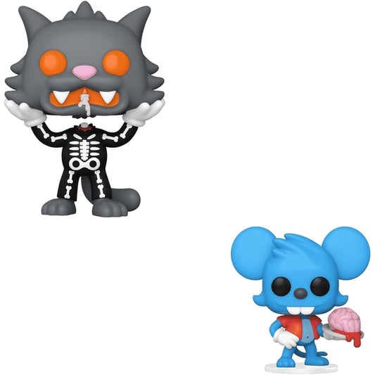 Funko Simpsons Treehouse of Horror Itchy Scratch Halloween 2 Pack Pop Limited 1267
