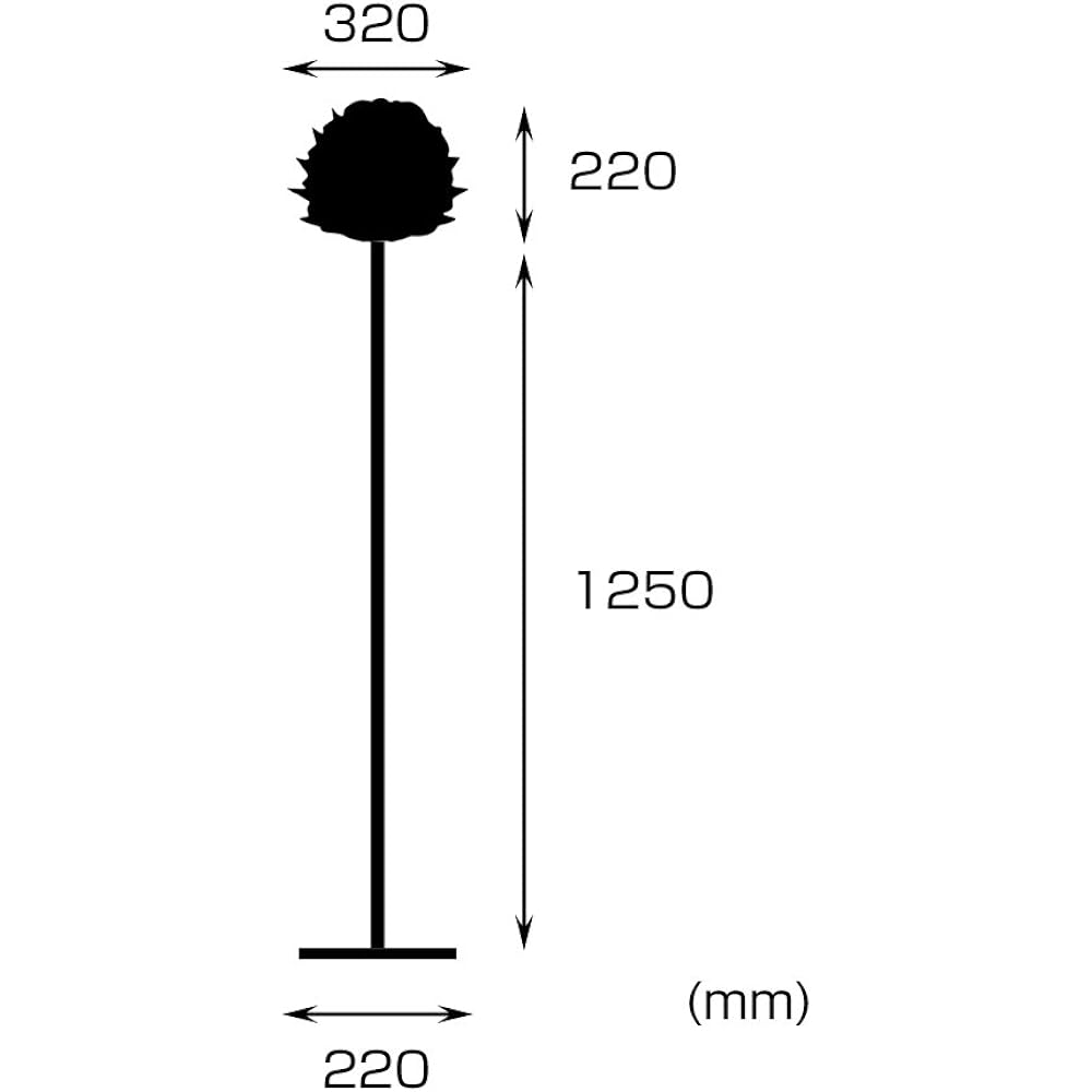 1 floor light - Carmina mini - Carmina mini floor misty gray (silver base) [bulb sold separately] VITA Denmark ELUX 02079-FL-SV 02079-FL-SV
