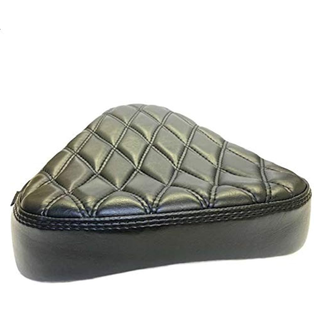 Honda Hunter Cub CT125 Replacement Seat CT20 Diablo Custom Works Seat (Diamond Stripes, Black Thread) for CT125 year 2020/Instruction manual included