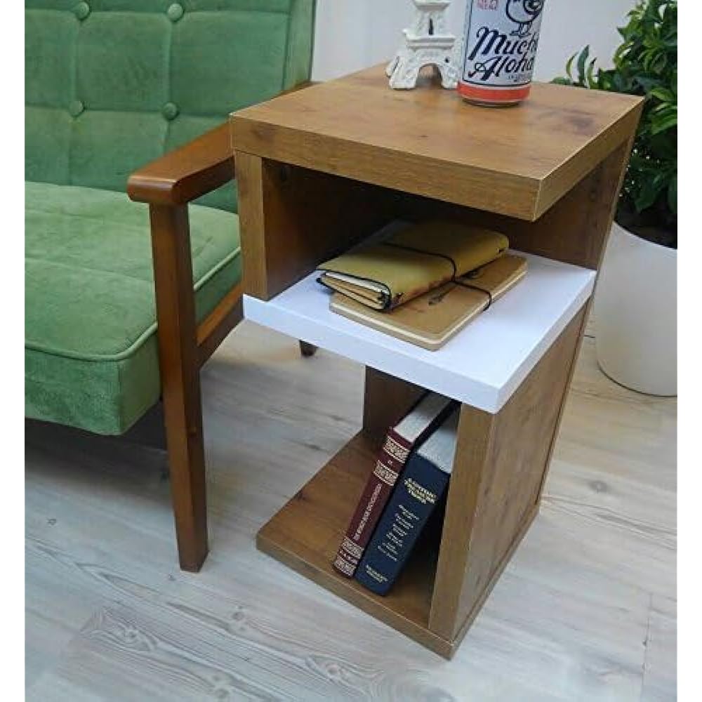 Azumaya AZUMAYA Side Table Logic Light Brown SGS-332LBR