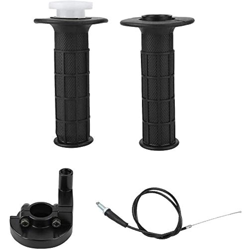 AMHOUSEJOY New Throttle Hand Grip Grip Cable Clamp for Mini Baja MB165 MB200 5.5HP 196 CC 200 CC by