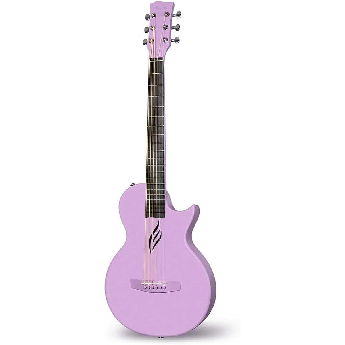 ENYA NOVA GO Purple Acoustic Guitar Carbon Fiber Lightweight Thin Body Case Included Travel Guitar [Official Japanese Product] Enya