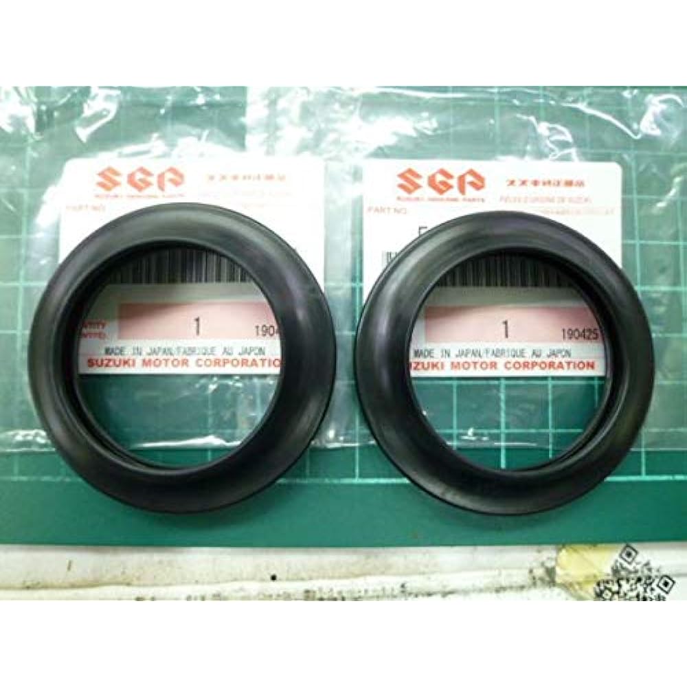 Suzuki Address 110/50 CF11A CA1NA Genuine Rubber Seal Fork Seal Dust Seal + Oil Seal 2 each New overhaul for 1 car