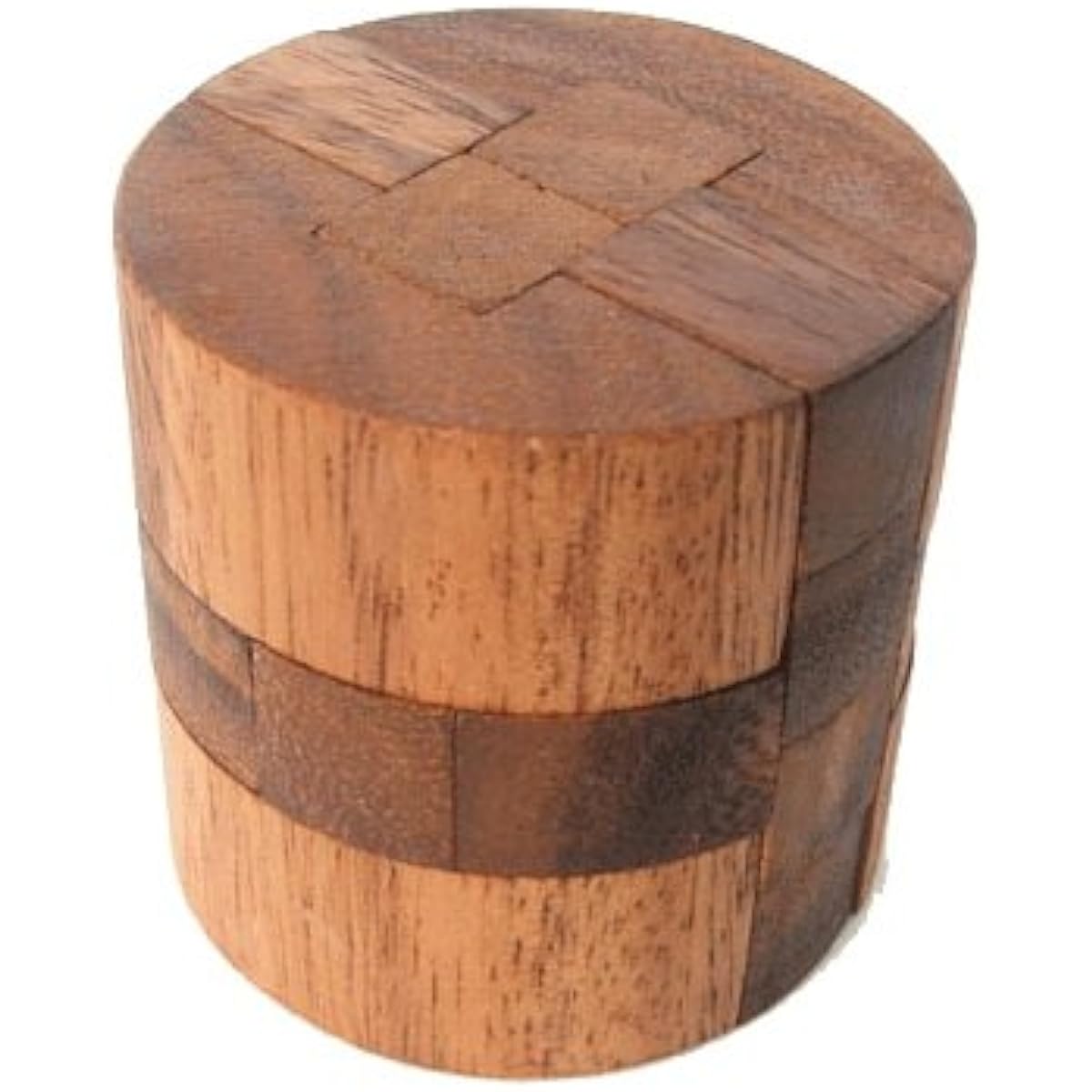 Round Diamond Brain Teaser Wooden Puzzle