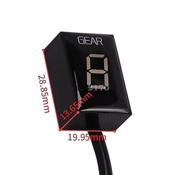 Speed Display Meter Motorcycle 1-6 Level EFI Speed Gear Display Indicator Aluminum ECU Gear For Honda CBR CBR300 CBR1000R CBF500 NC400X NC700 VT400