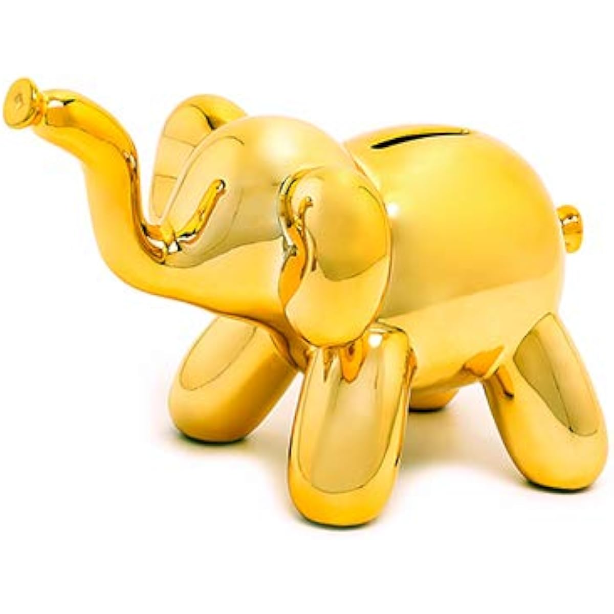 Made by Humans 2 Balloon Piggy Bank Elephant Baby Gold 00008