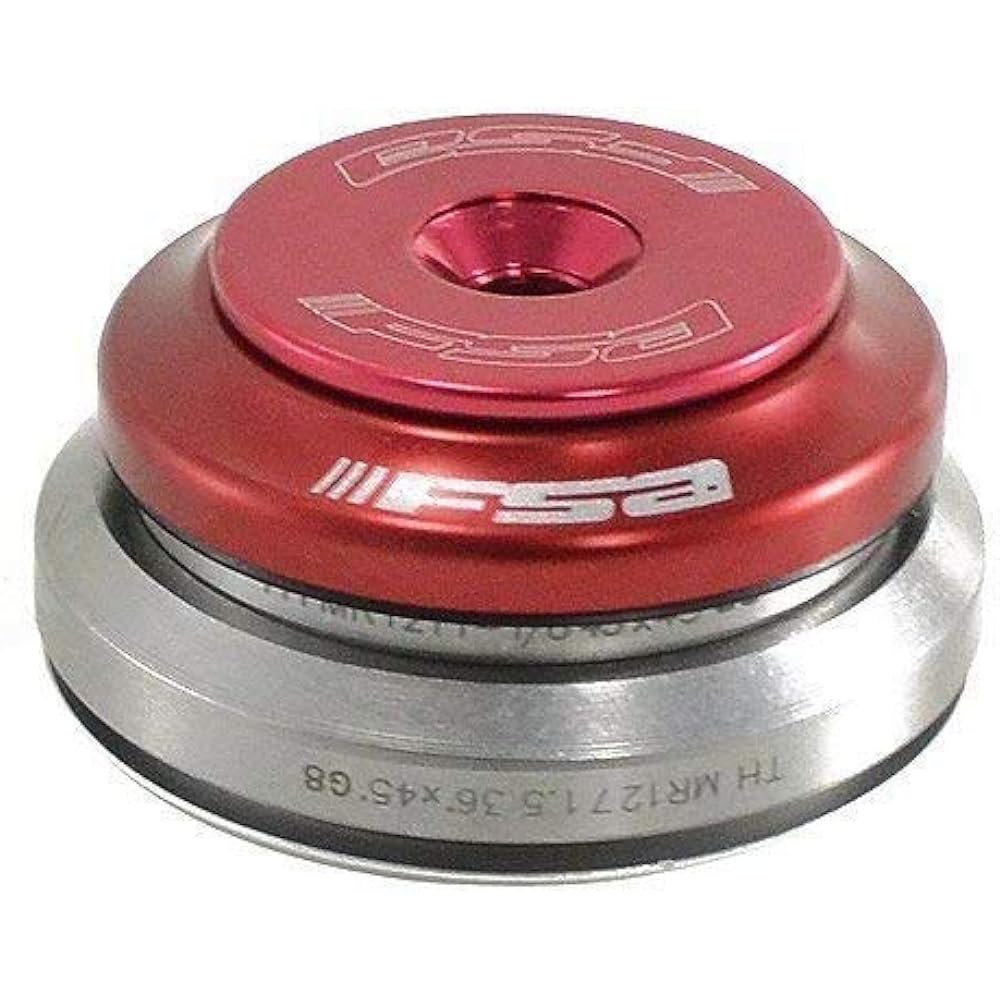 FSA NO.42 ACB-A Integrated Headset Orbit C-40 1-1/8Inches to 1.5Inches Tapered, Red, XTE1633