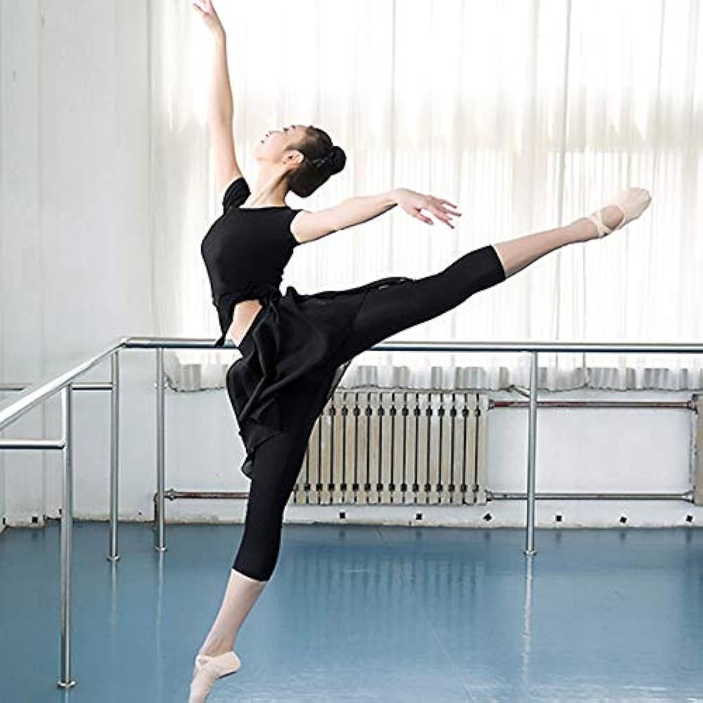 Manana ma22 Leggings with Skirt Ballet Dance Yoga Gymnastics Acting Stage Practice Lesson Dance