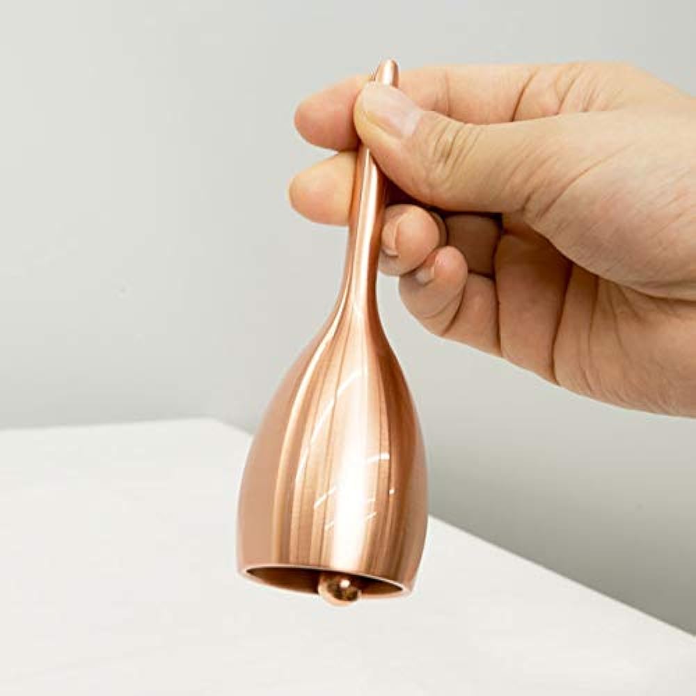 [Buddhist utensils Orin] Bell slim pink gold