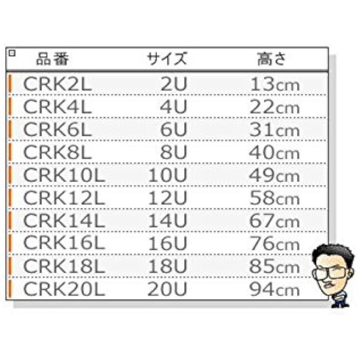 [Official Japanese Product] CLASSIC PRO Classic Pro 19-inch Rack CRK-18L