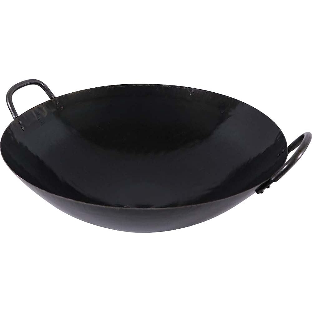 Yamada Kogyo Two Handed Wok 45cm Commercial Iron Pot Iron One Handed Wok 001006