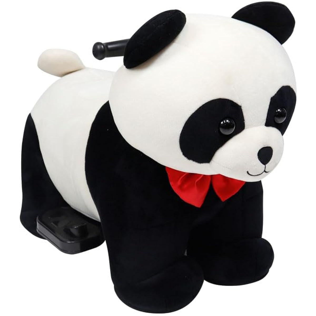 Recomendo Electric Riding Panda Rechargeable Children's Toy Panda Vehicle Kids Present Gift (Black)