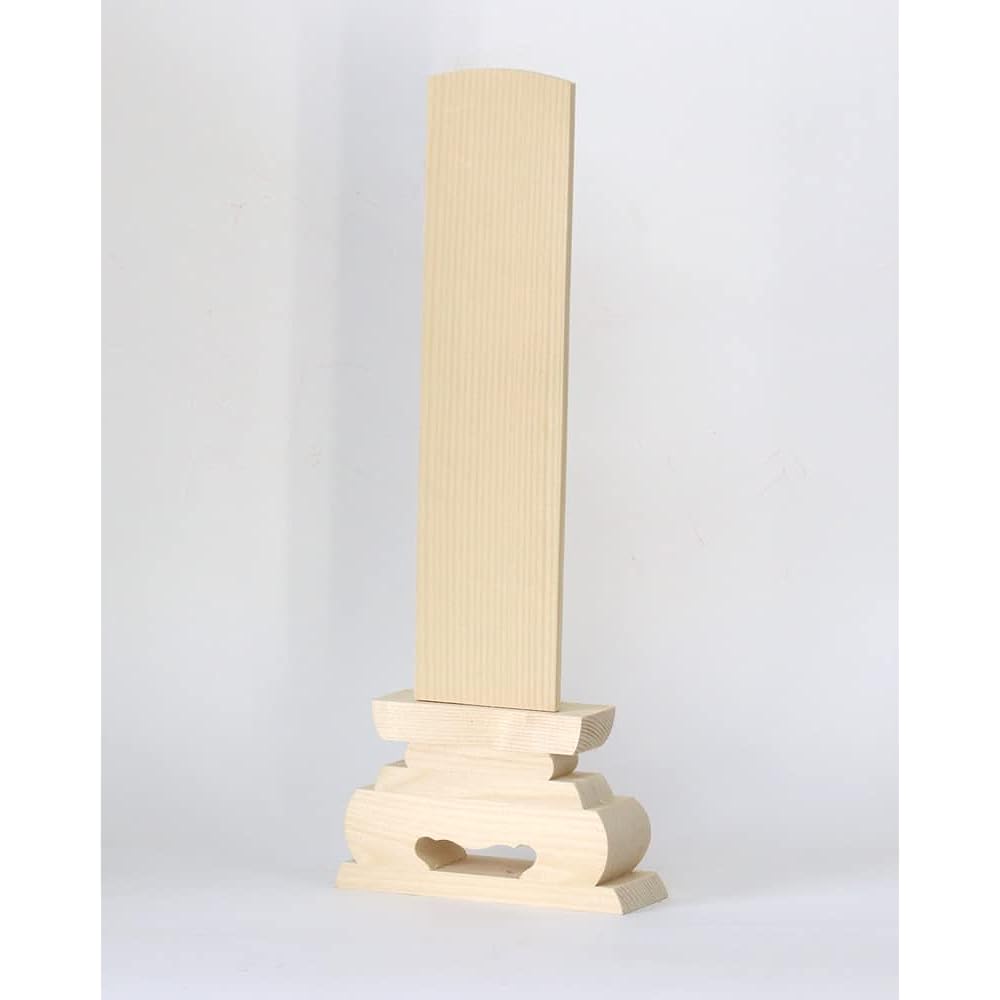 Shiraki tablets, Nekomaru, 8 cm, set of 10, total height 32 cm, 8.0 cm, wooden, 49 days memorial service, funeral