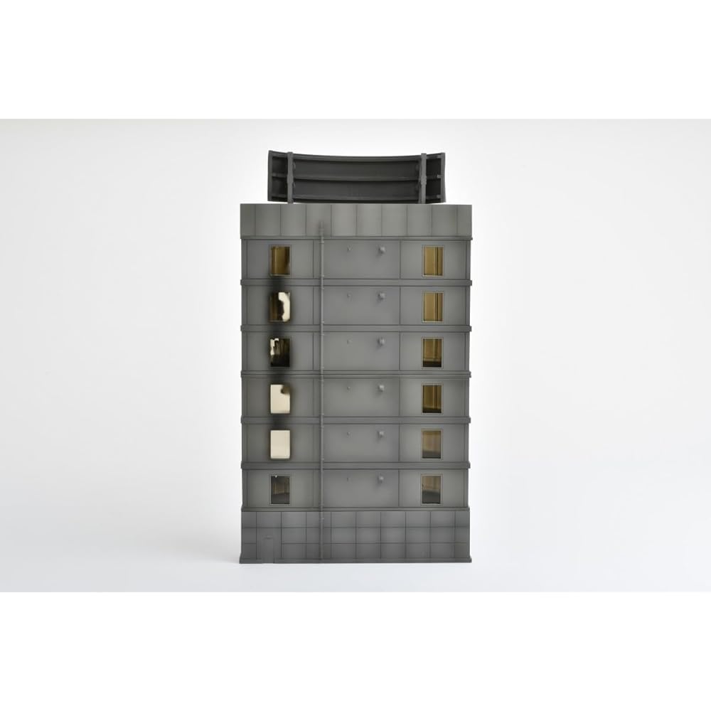 TOMYTEC 1/144 GeoColle Combat Series DCM23 Office Building Painted Plastic Model 323723