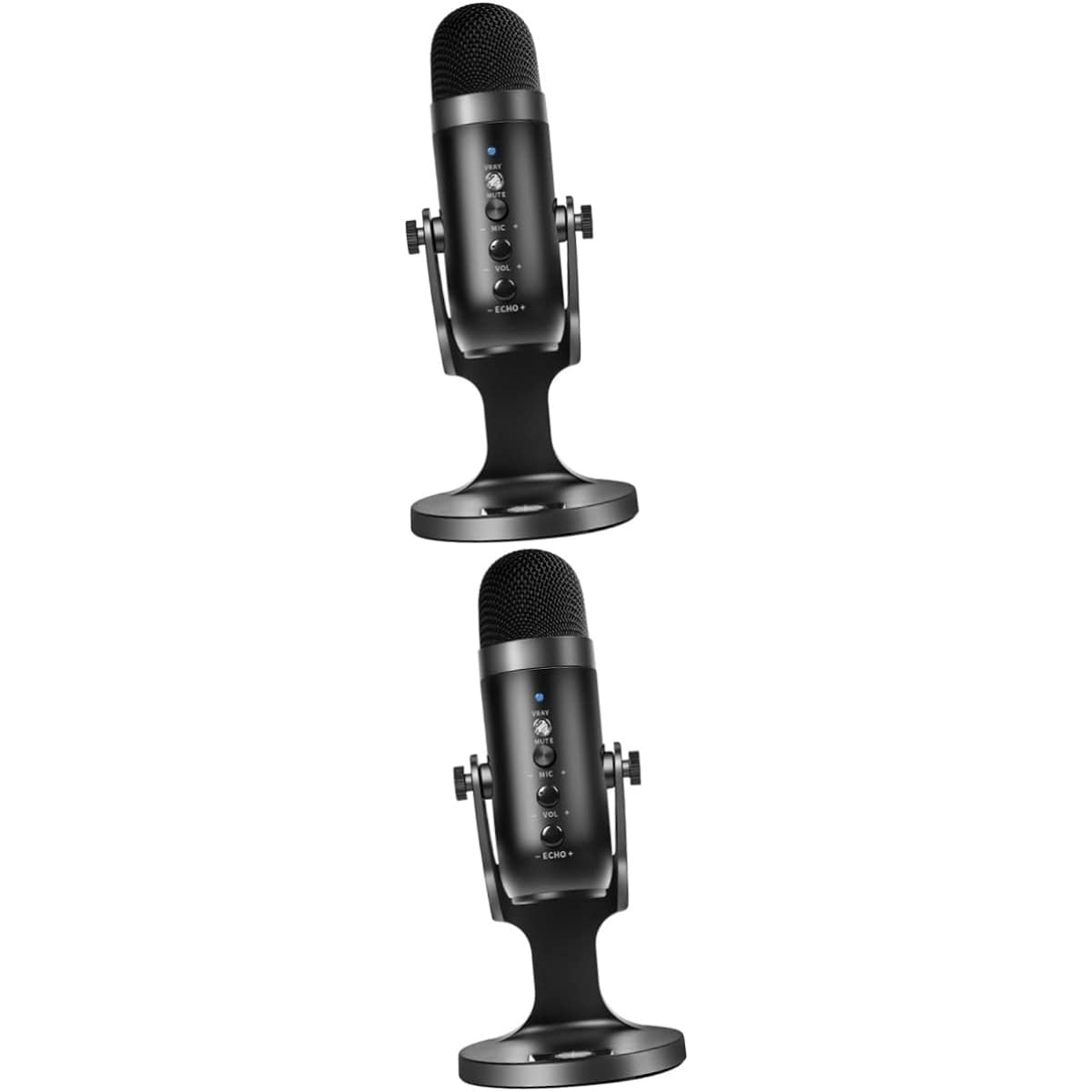 VICASKY 2pcs Usb Microphone Karaoke Microphone Game Microphone Condenser Microphone Microphone Mini Computer Accessories Podcasting Microphone Blogger Abs Top