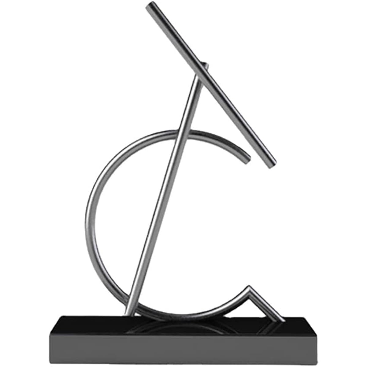 RemeeHi Perpetual Motion Machine The Swinging Sticks Kinetic Energy Sculpture Desktop Accessories Aviation Aluminum Tube Newton's Pendulum Business Gift Anti-Gravity Model (C)