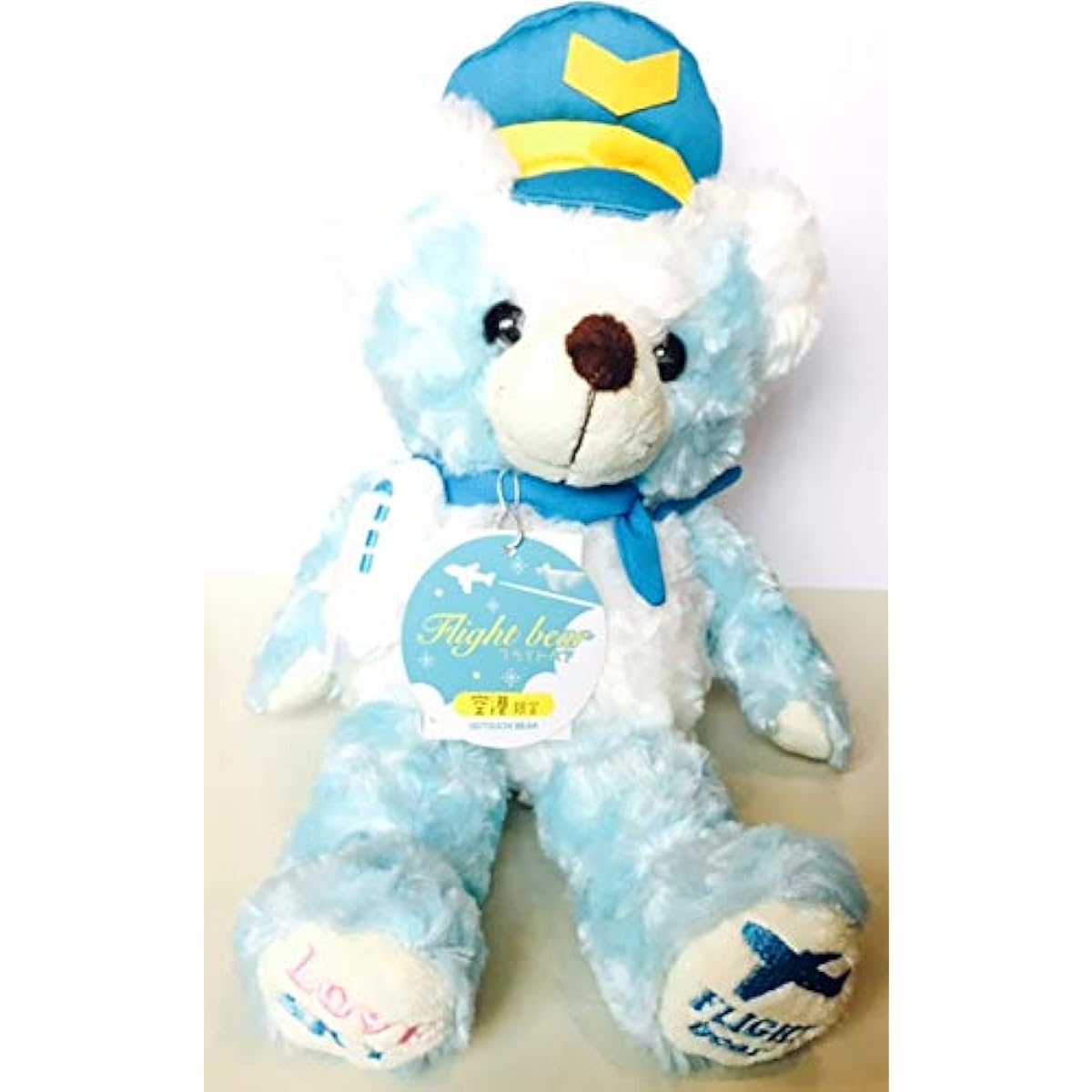 Local Bear Flight Bear 3 Plush Toy S Blue Airport Exclusive Fujini Makoto