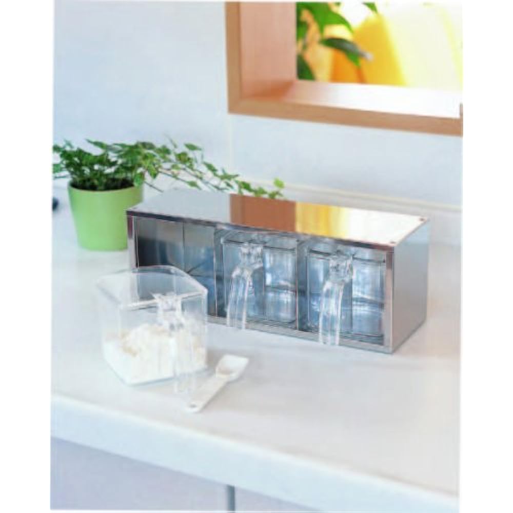 Sato Metal Kogyo SALUS Stainless Steel Seasoning Kitchen Cabinet