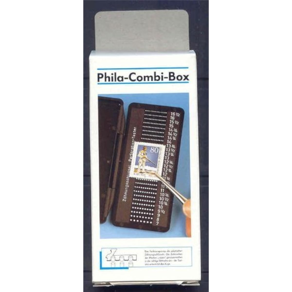 Lindner Stamp Collecting Perforation Gauge Phila-Combi - Revolutionary #2099 by LINDNER