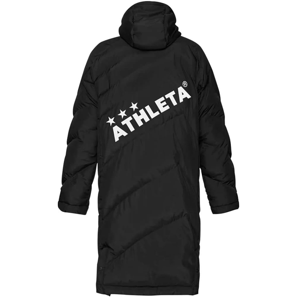 [Racquet Field] [Sports Sticker Included] Soccer Futsal Wear Athleta Long Padded Coat 04155 Men's Adult Unisex Cold Weather Bench Coat