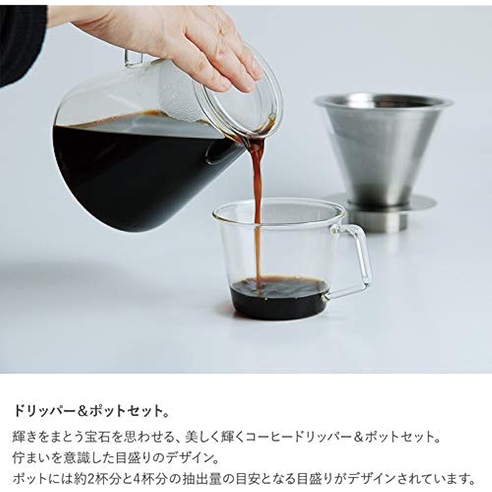 CARAT coffee dripper & pot 4cups - Thumbnail 5
