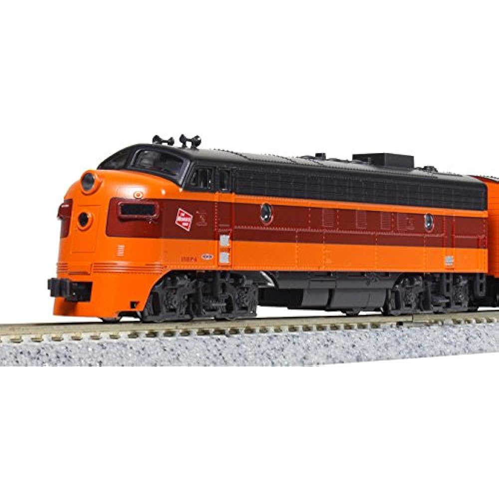 KATO N Gauge FP7A Milwaukee Road #95C 17711-3 Railway Model Diesel Locomotive