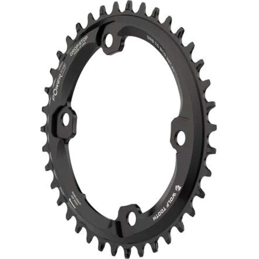 Wolf Tooth Elliptical 110 BCD 4 Bolt Chainring for Shimano GRX 46T