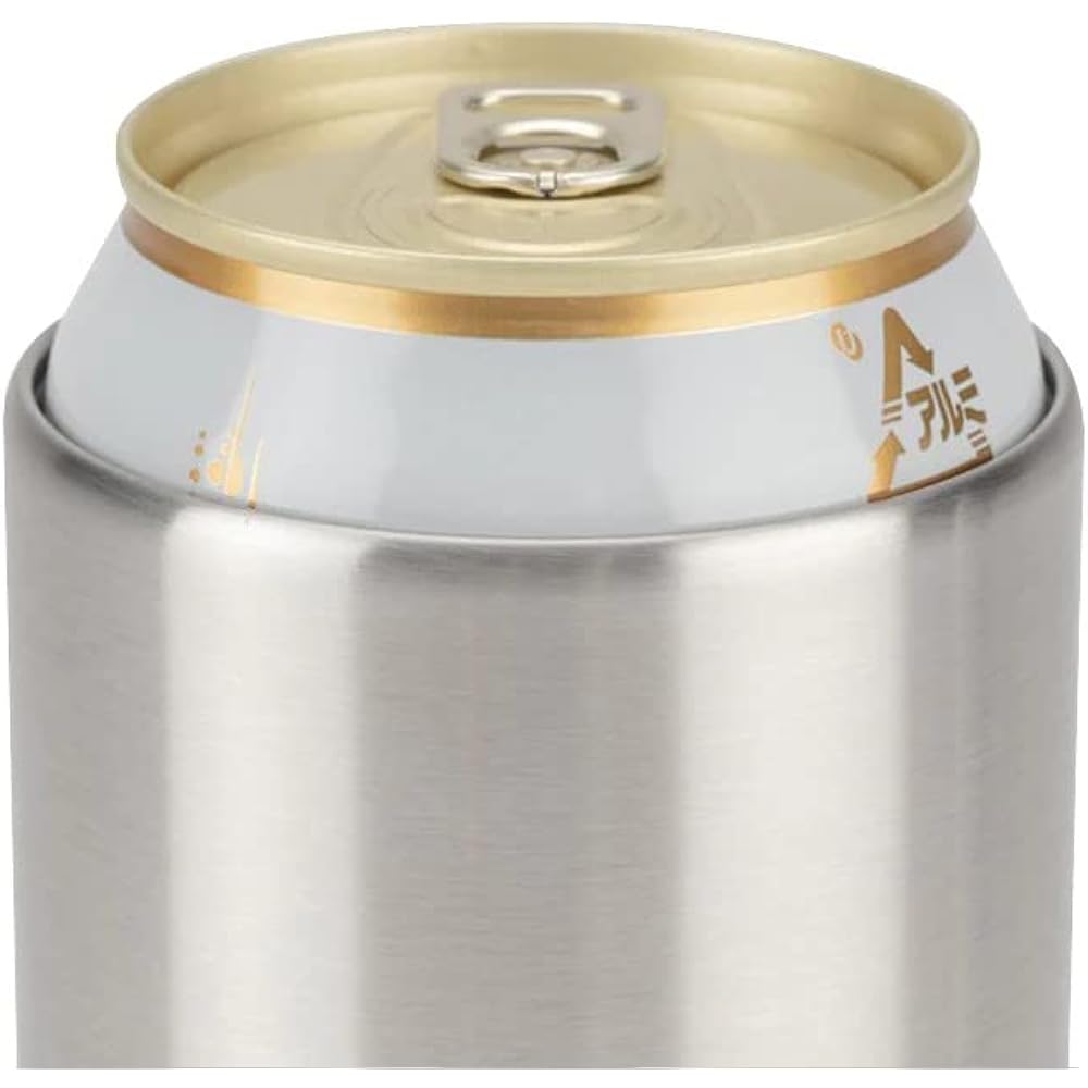 Snow Peak Can Cooler, Cold Insulation, Heat Insulation, Stainless Steel, Vacuum Double Structure, Outdoor, Camping