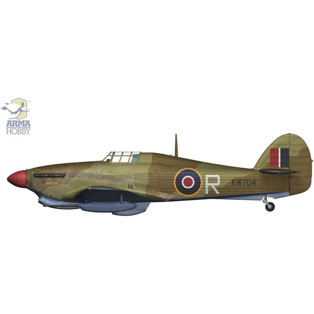 Arma Hobby 1/72 Royal Air Force Hurricane Mk.2d Limited Edition Plastic Model ADL70062