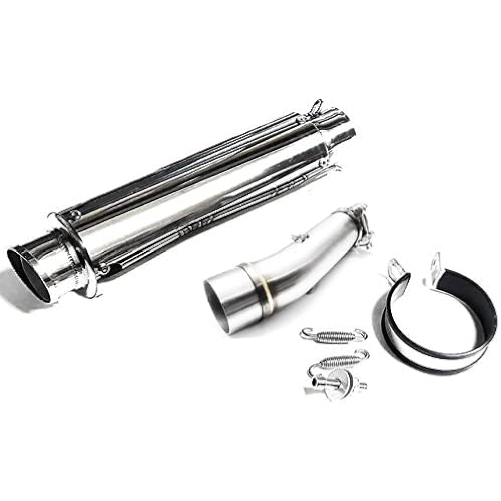 W2-53SSB* Outlet Compatible with genuine exhaust pipe 50.8mm 50.8φ Muffler intermediate pipe included Slip-on slash cut Ver muffler silencer set CB400SF NC42 only (No logo (normal inner))