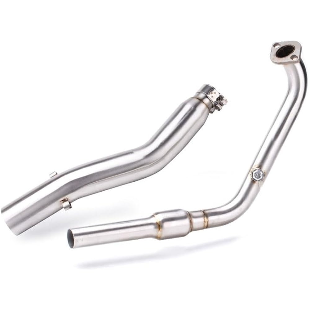 Slip-on for Yamaha for R125 for mt125 for MT15 for XSR155 for XSR125 2017-2023 Motorcycle Full System Exhaust Modification Front Link Pipe Bike Muffler (Size: A)
