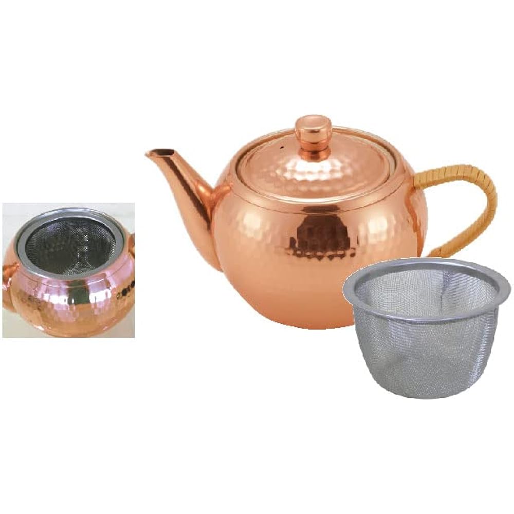 Yamashita Crafts Copper Tea Utensil Teapot with Tea Strainer 121100025